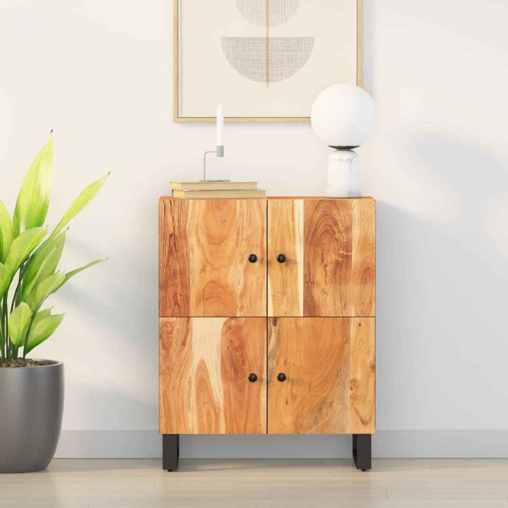 vidaXL Dressoir met 4 deuren 60x33x75 cm massief gerecycled hout