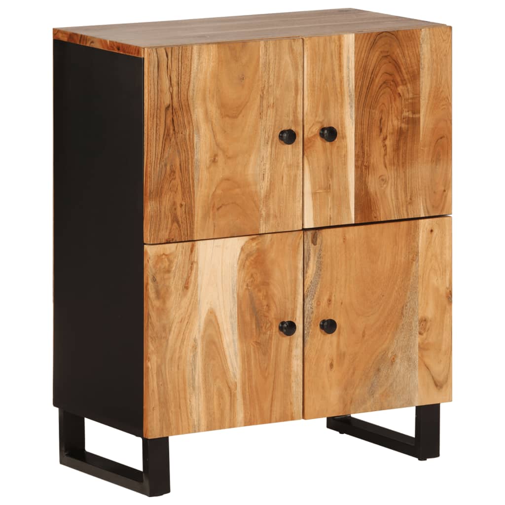 vidaXL Dressoir met 4 deuren 60x33x75 cm massief gerecycled hout
