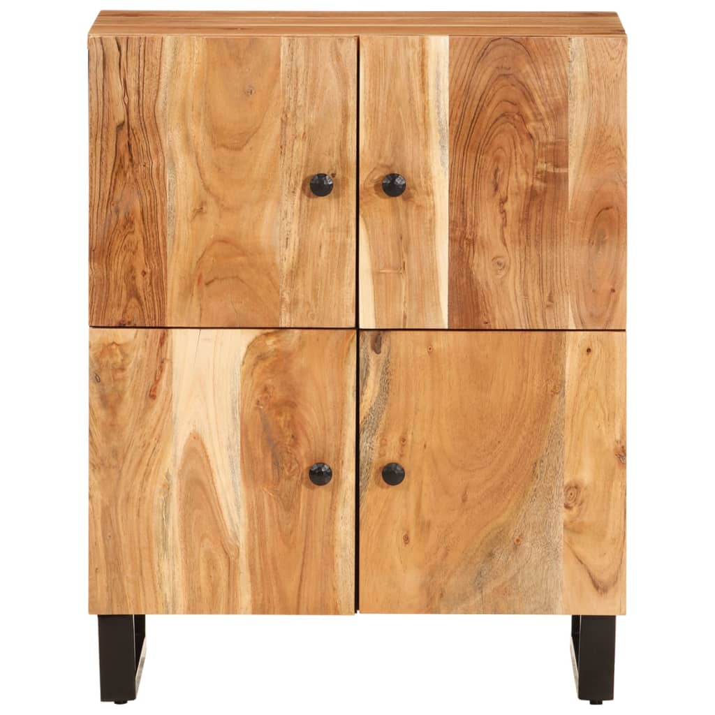vidaXL Dressoir met 4 deuren 60x33x75 cm massief gerecycled hout