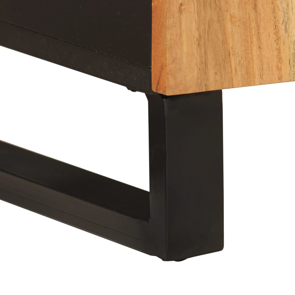 vidaXL Dressoir met 4 deuren 60x33x75 cm massief gerecycled hout