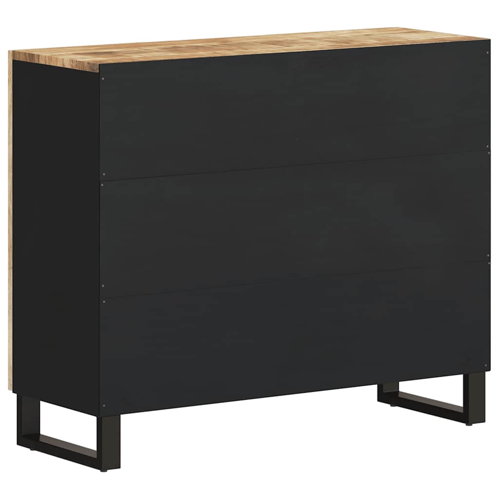 vidaXL Dressoir met 2 deuren 90x33x75 cm massief mangohout