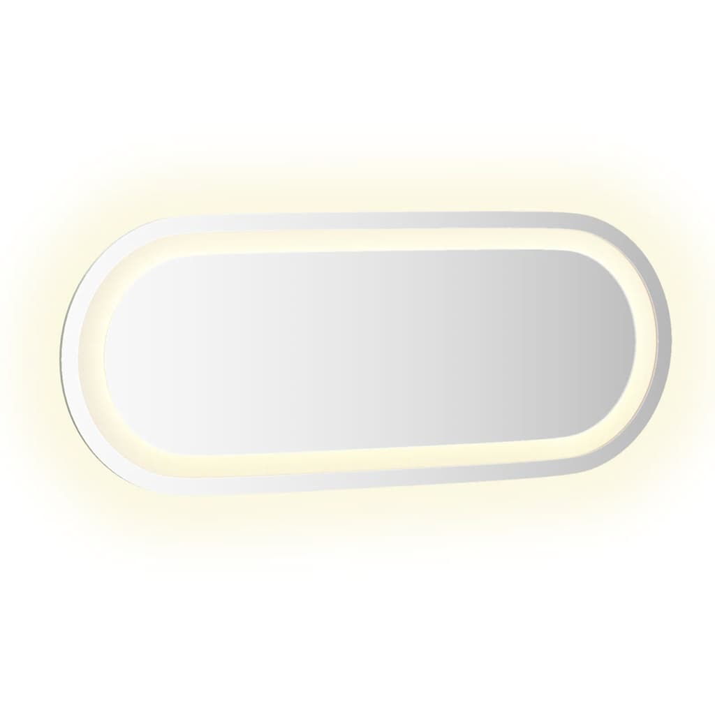 vidaXL Bathroom Mirror LED 50x20 cm oval