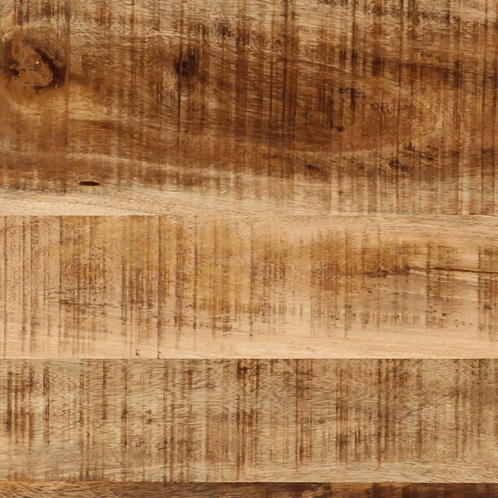 vidaXL Wandtafel 112x36x76 cm massief mangohout en ijzer