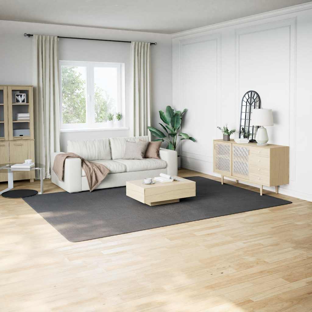 vidaXL Vloerkleed shaggy zwart 240x305 cm polyester