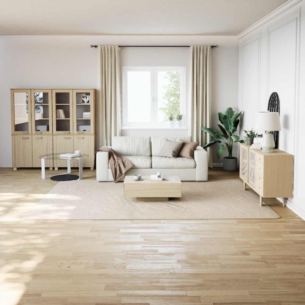vidaXL Vloerkleed shaggy zwart 240x305 cm polyester