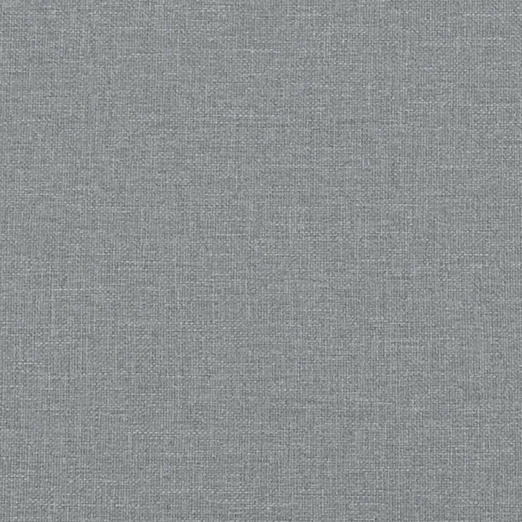 vidaXL Slaapbank 100x190 cm stof lichtgrijs