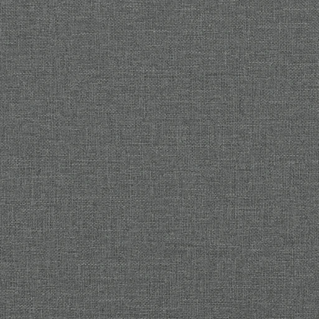 vidaXL Slaapbank met onderschuifbed 100x190 cm stof lichtgrijs (VS)