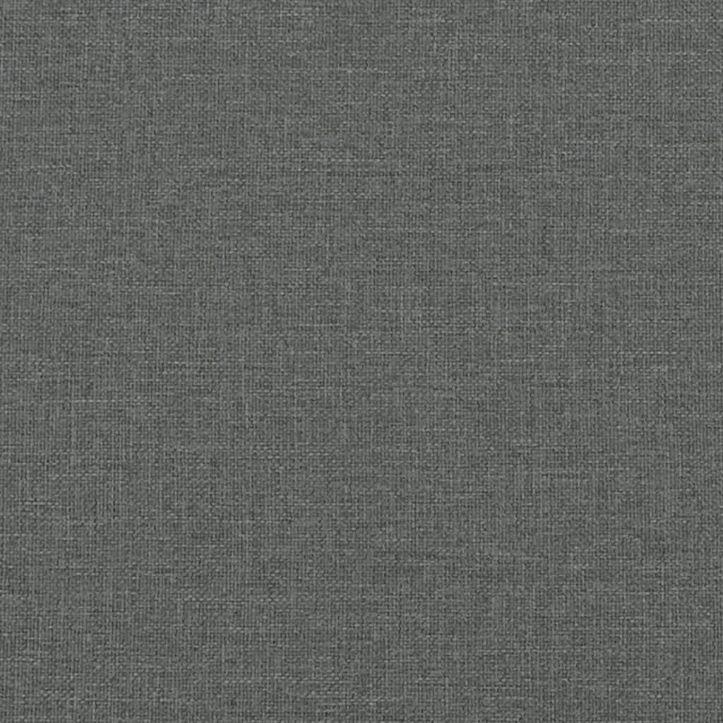 vidaXL Slaapbank 100x190 cm stof donkergrijs