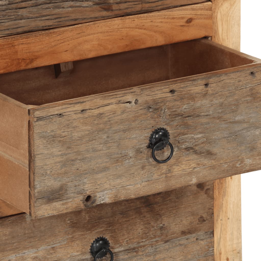 vidaXL Dressoir 60x33x75 cm massief acaciahout en gerecycled hout