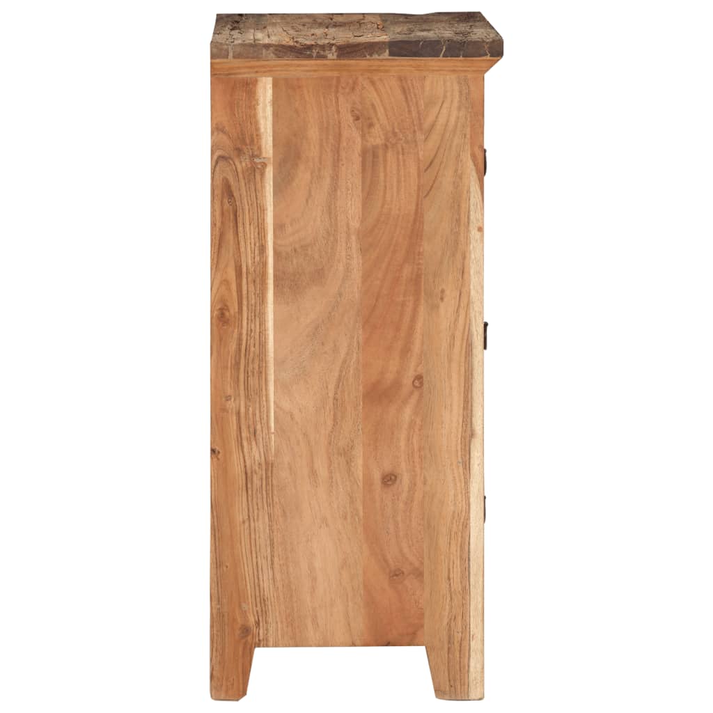 vidaXL Dressoir 60x33x75 cm massief acaciahout en gerecycled hout
