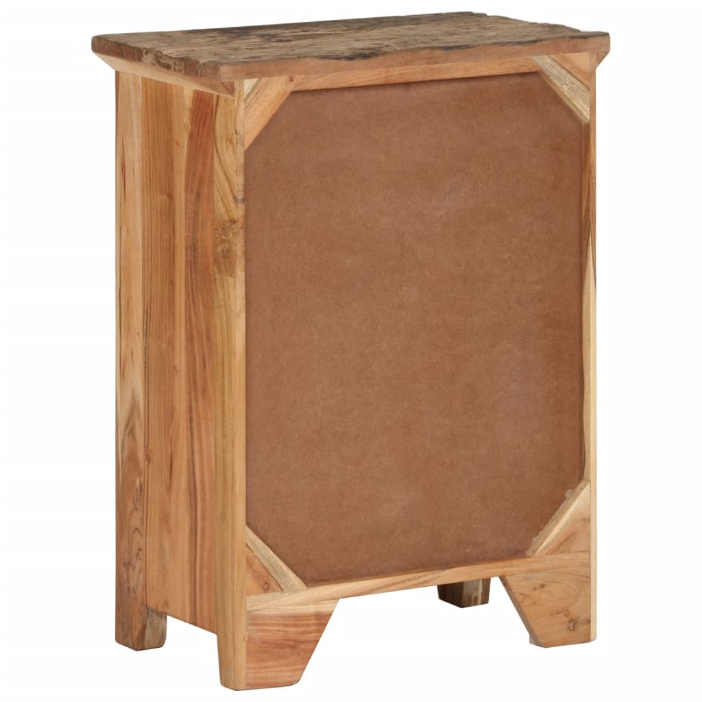 vidaXL Dressoir 60x33x75 cm massief acaciahout en gerecycled hout