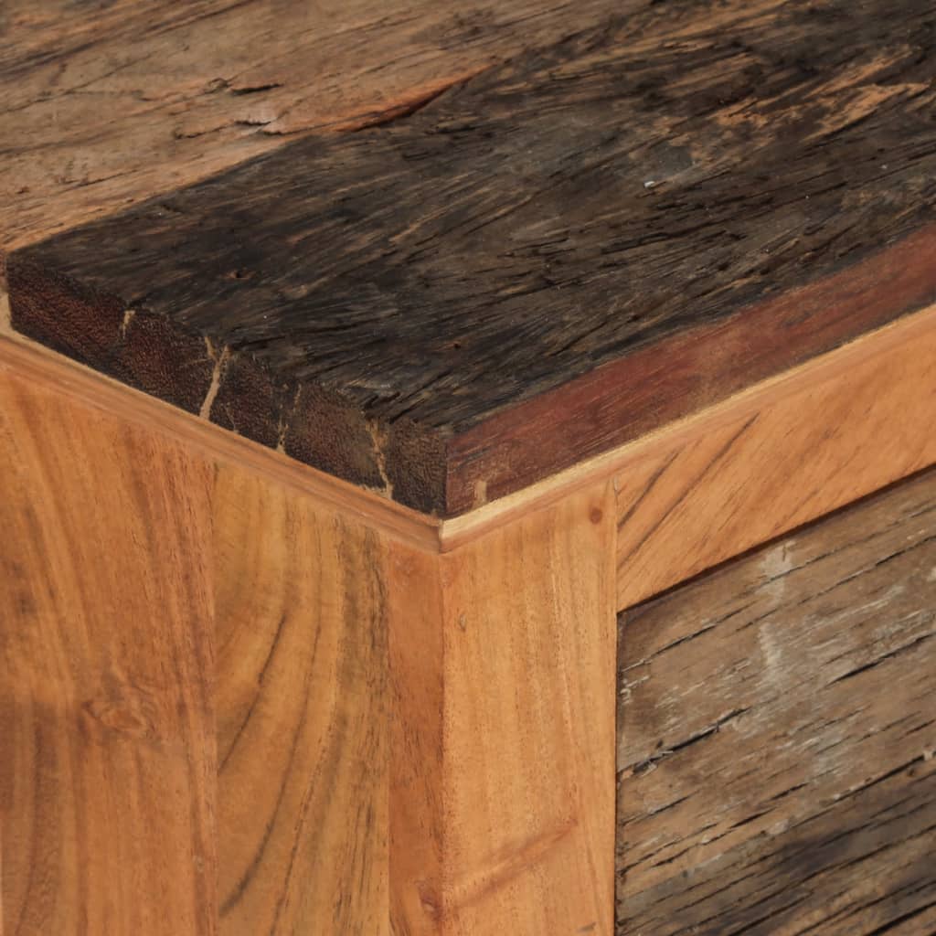 vidaXL Dressoir 60x33x75 cm massief acaciahout en gerecycled hout