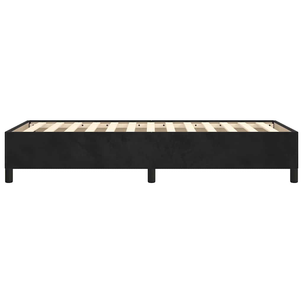 vidaXL Bedframe zonder matras king eenpersoons maat fluweel zwart