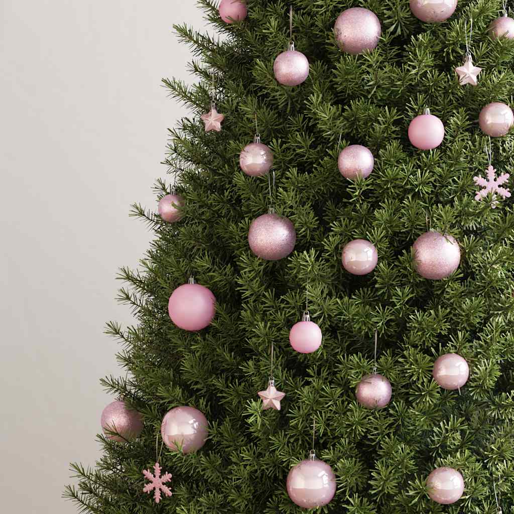 vidaXL 111-delige Kerstballenset polystyreen rood