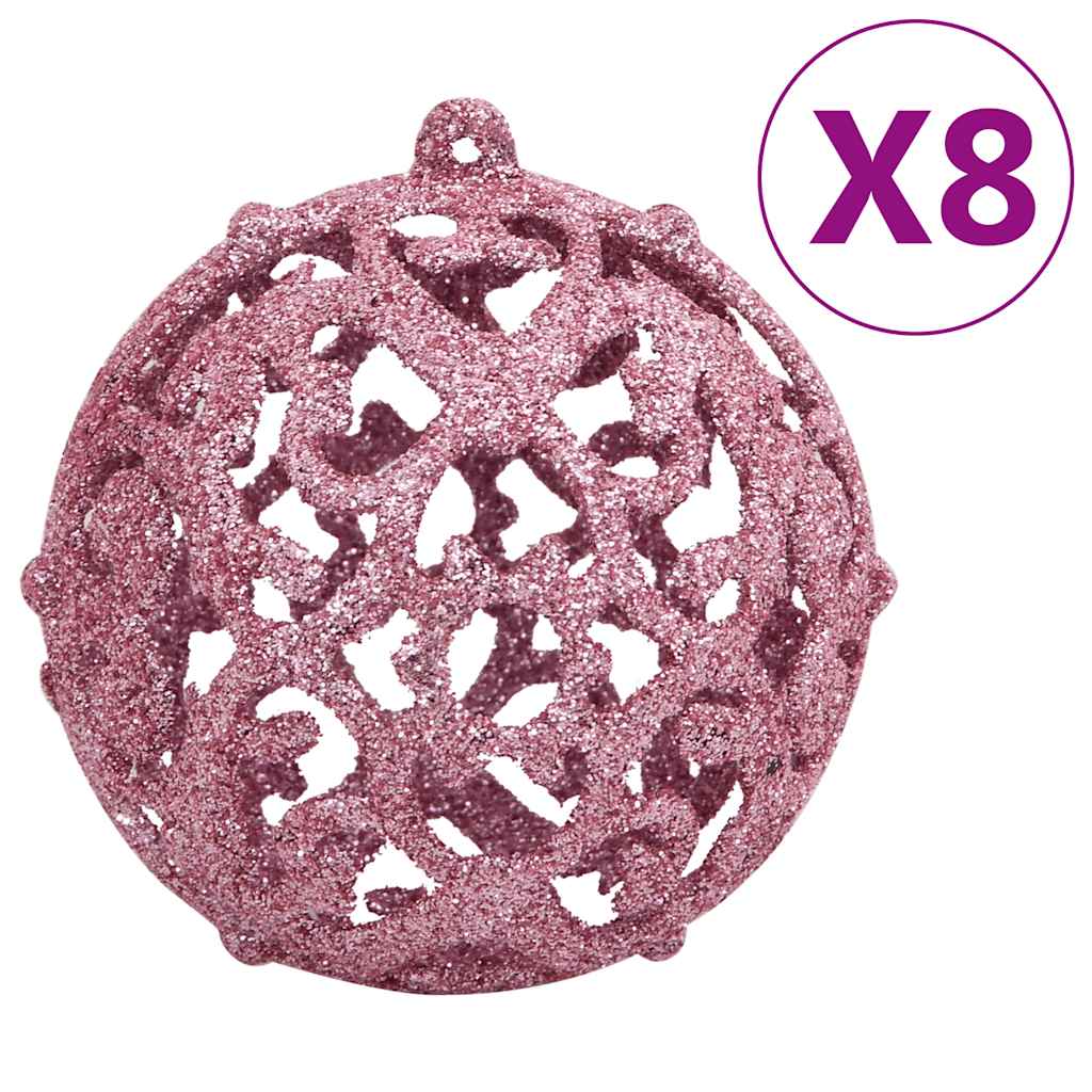 vidaXL 111-delige Kerstballenset polystyreen rood