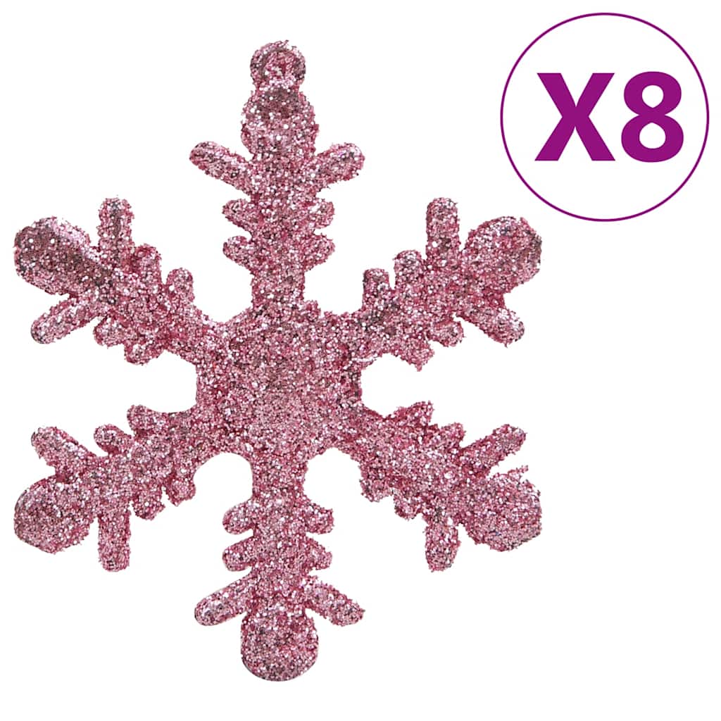 vidaXL 111-delige Kerstballenset polystyreen rood
