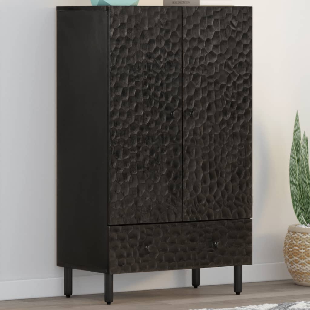 vidaXL Hoge kast 60x33x100 cm massief acaciahout