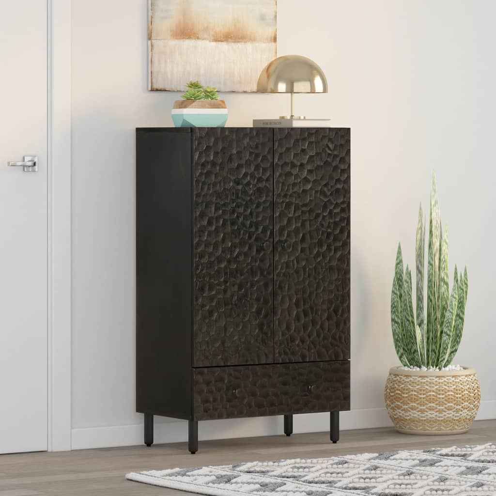 vidaXL Hoge kast 60x33x100 cm massief acaciahout