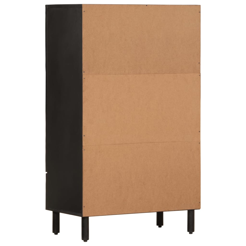 vidaXL Hoge kast 60x33x100 cm massief acaciahout