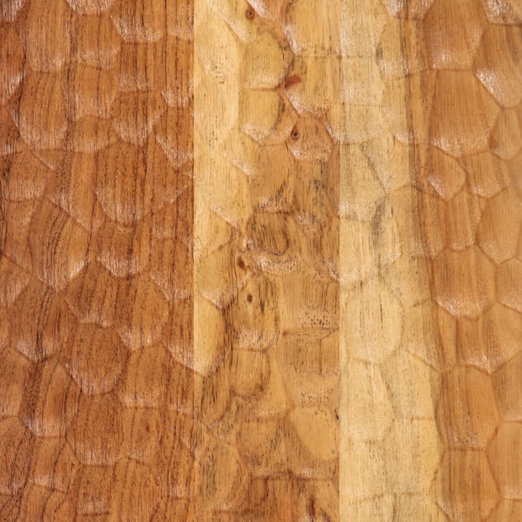 vidaXL Bijzetkast 40x33x75 cm massief mangohout zwart