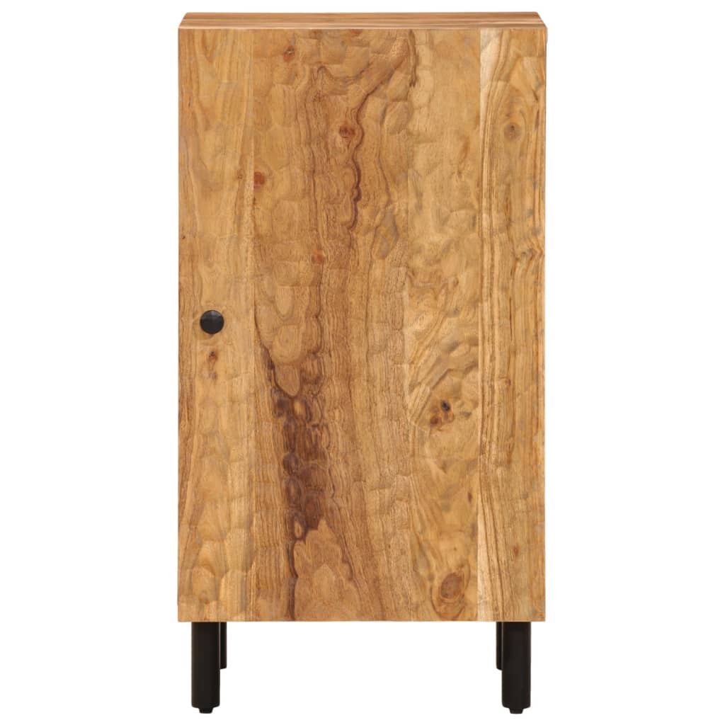 vidaXL Bijzetkast 40x33x75 cm massief mangohout zwart