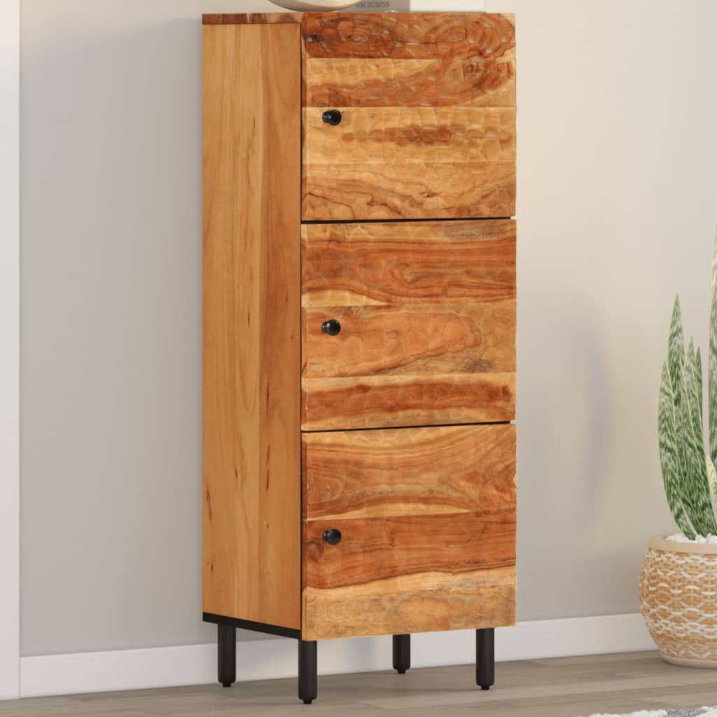 vidaXL Hoge kast 40x33x110 cm massief acaciahout