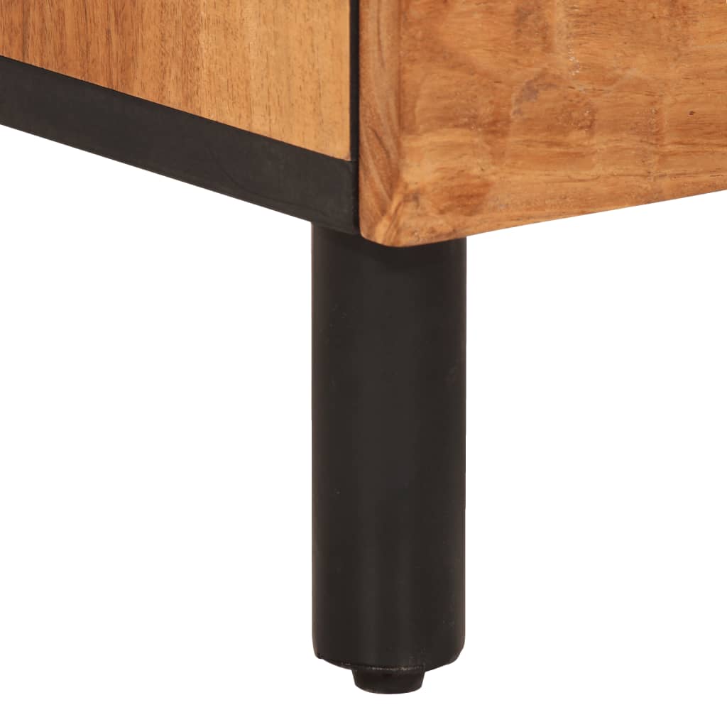 vidaXL Hoge kast 40x33x110 cm massief acaciahout