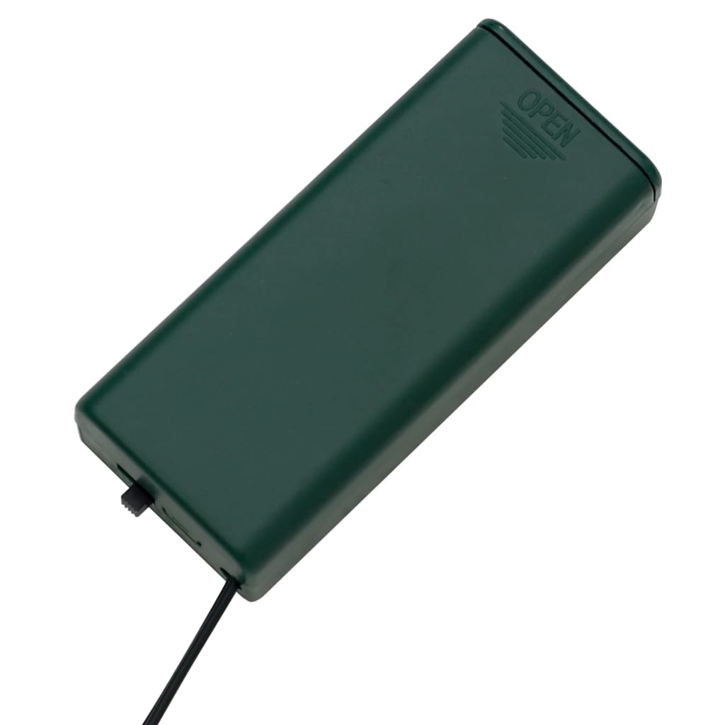vidaXL Kerstkrans met 15 LED's 30 cm groen