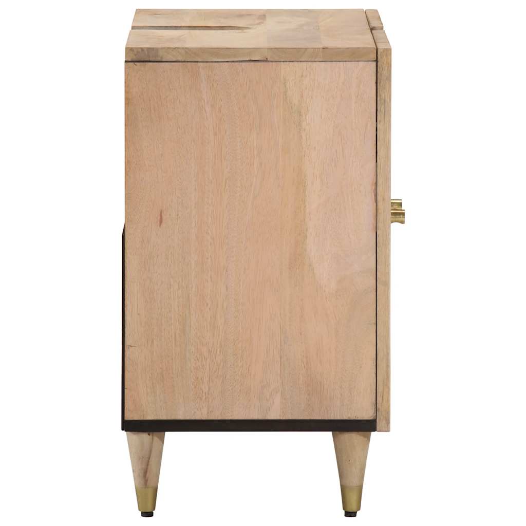 vidaXL Wastafelkast 62x33x58 cm massief mangohout