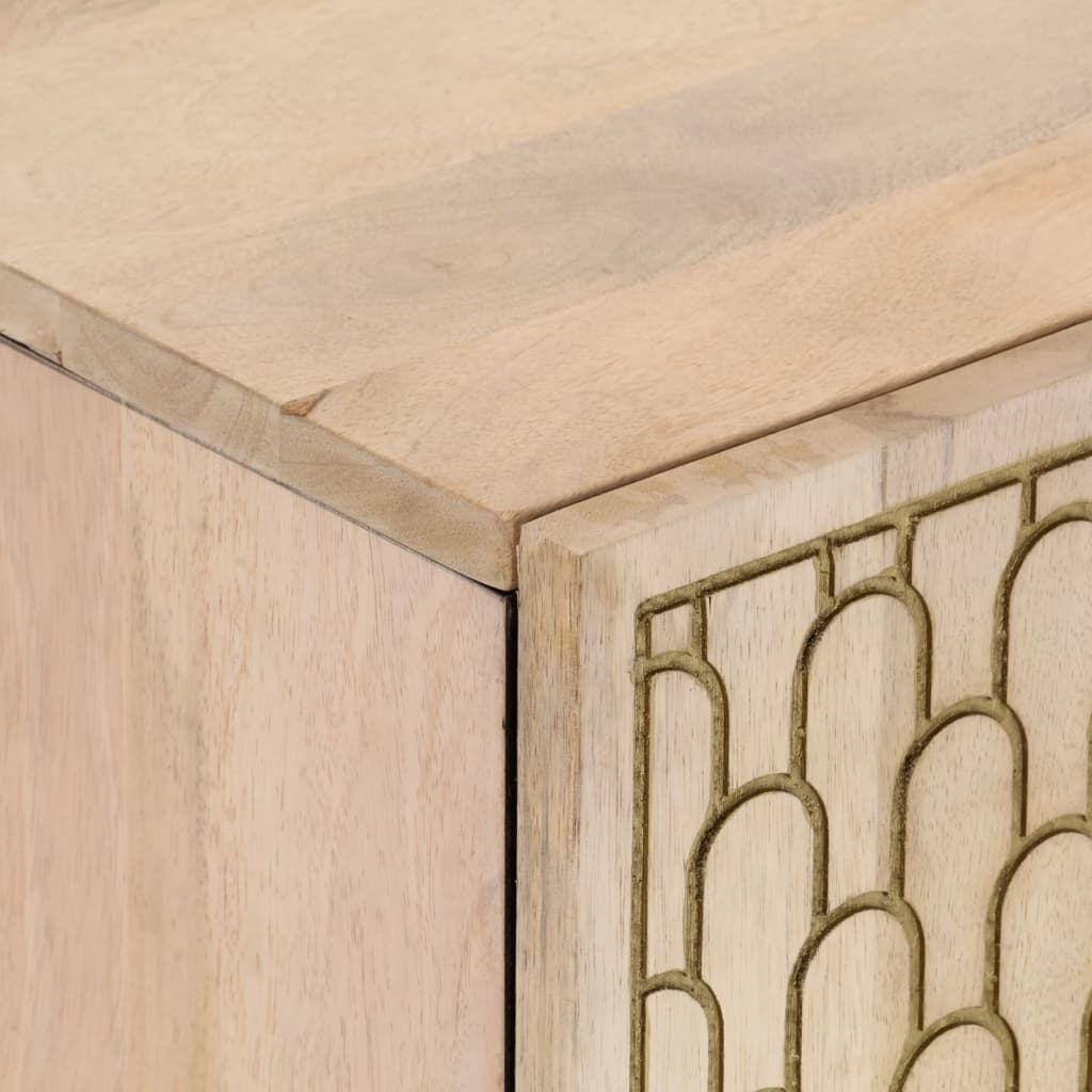 vidaXL Wastafelkast 62x33x58 cm massief mangohout
