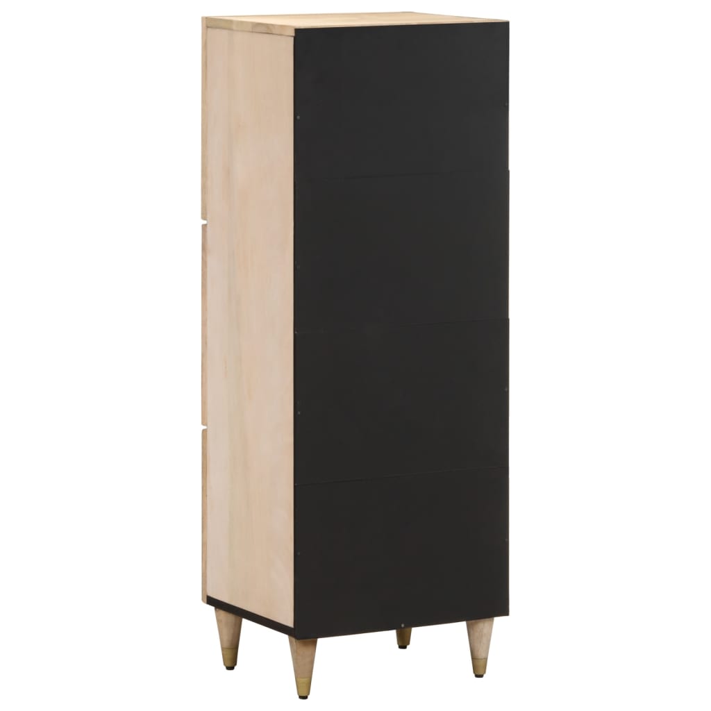 vidaXL Hoge kast 40x33x110 cm massief mangohout