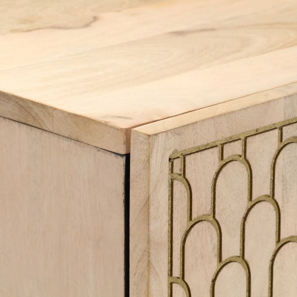 vidaXL Hoge kast 40x33x110 cm massief mangohout