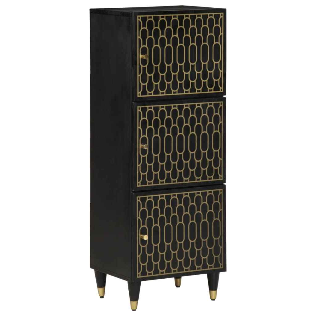 vidaXL Hoge kast 40x33x110 cm massief mangohout