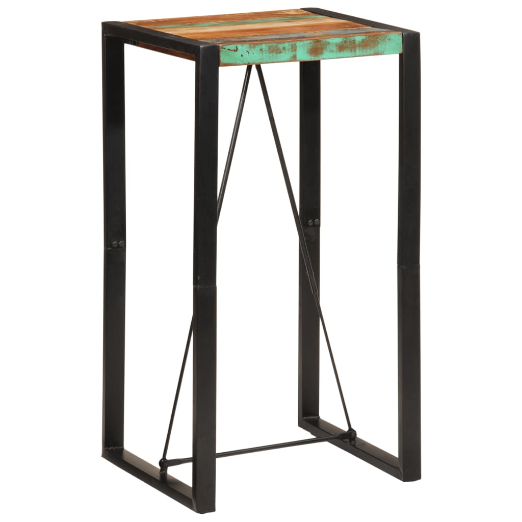 vidaXL Bartafel 60x55x110 cm massief gerecycled hout - Aashly