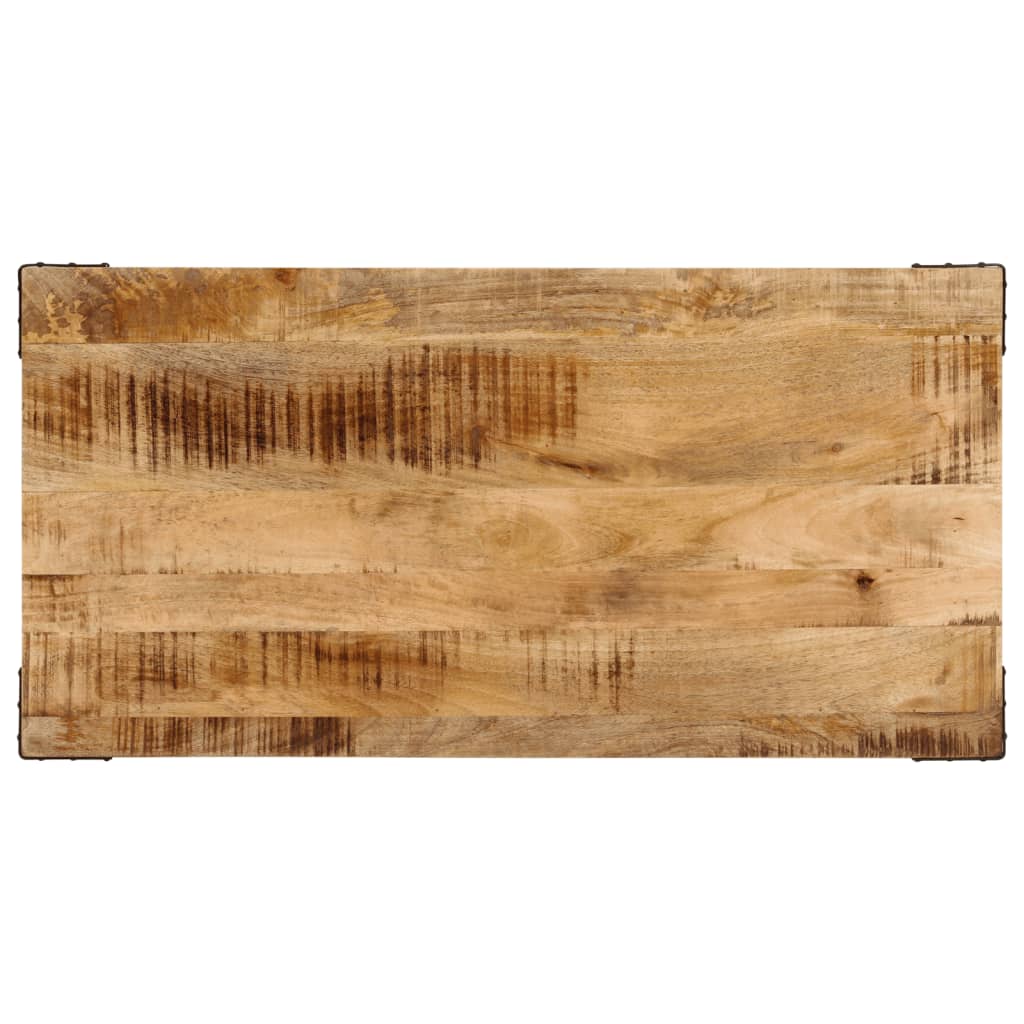 vidaXL Eettafel 110x55x75 cm massief mangohout