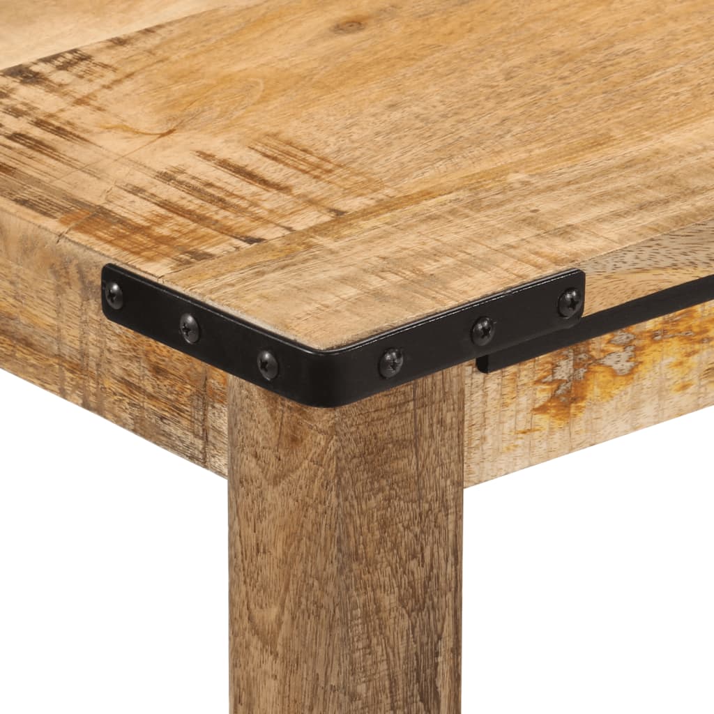 vidaXL Eettafel 110x55x75 cm massief mangohout