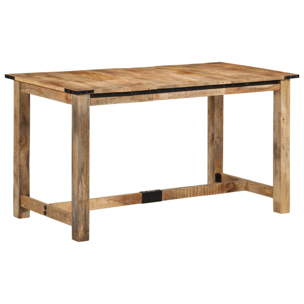 vidaXL Eettafel 110x55x75 cm massief mangohout