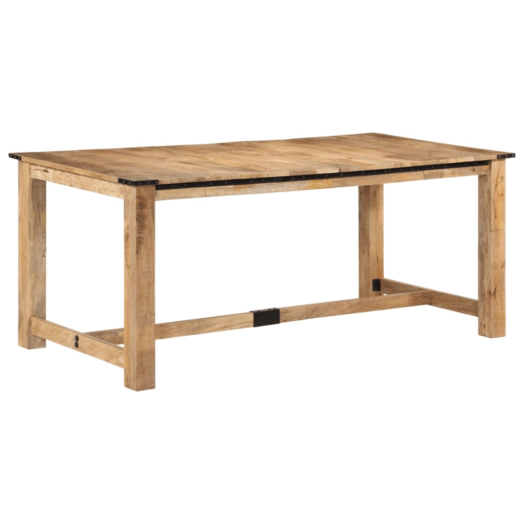 vidaXL Eettafel 110x55x75 cm massief mangohout
