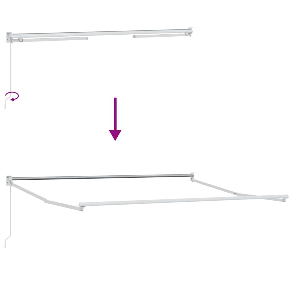 Markies Wit 3 x 2,5 m Metaal