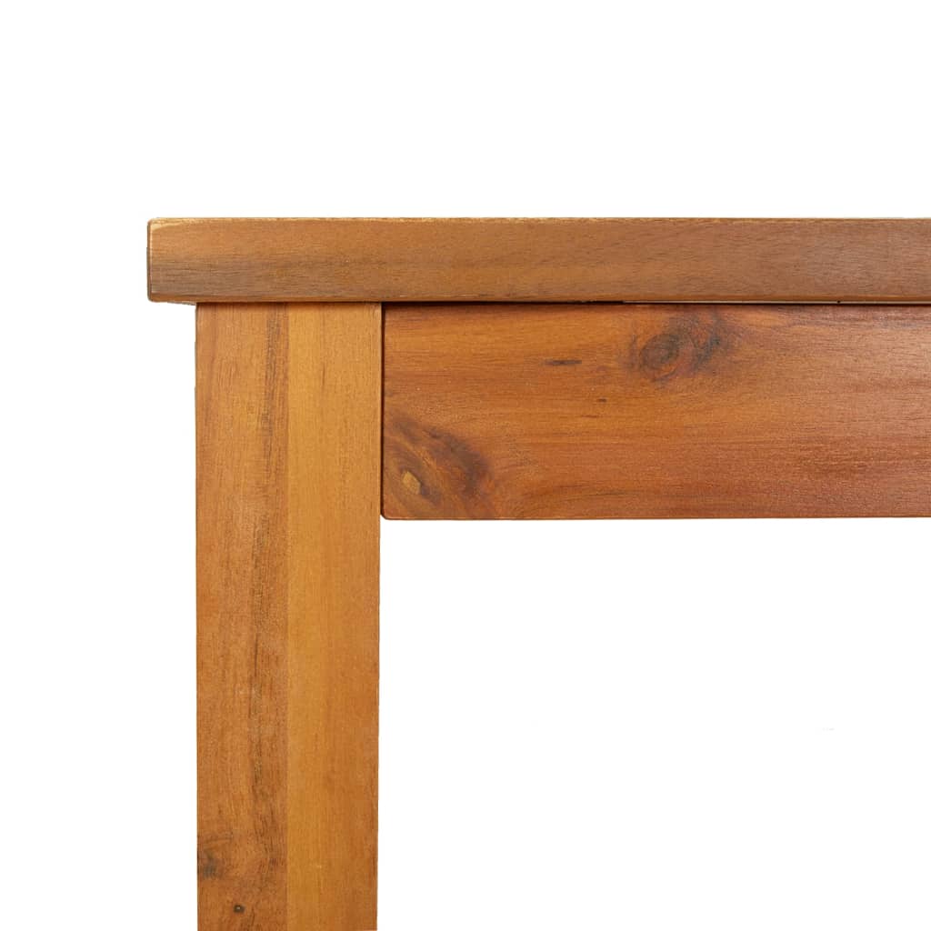 vidaXL Tuintafel 200x90x74 cm massief acaciahout - Aashly