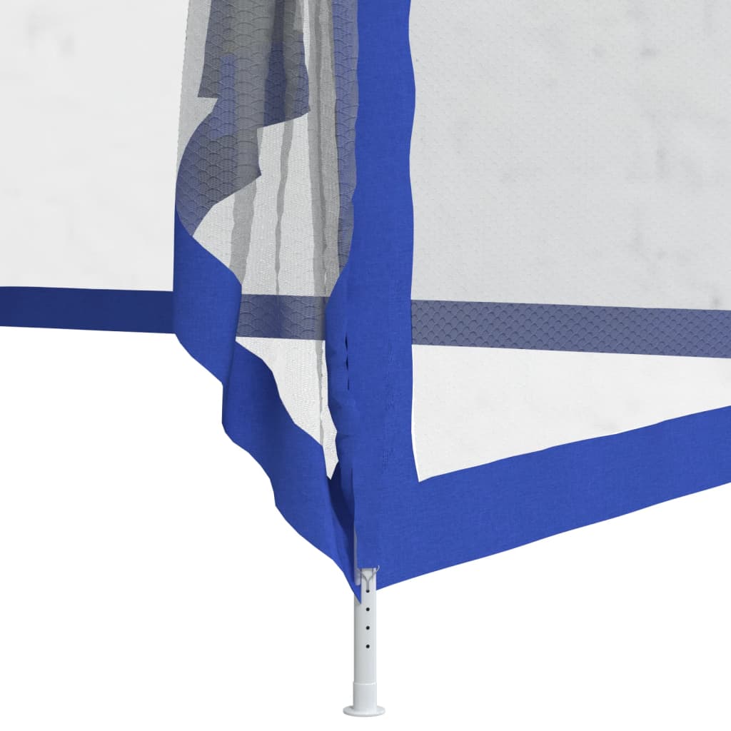 vidaXL Prieel met dubbel dak 3x3x2,68 m stof antracietkleurig
