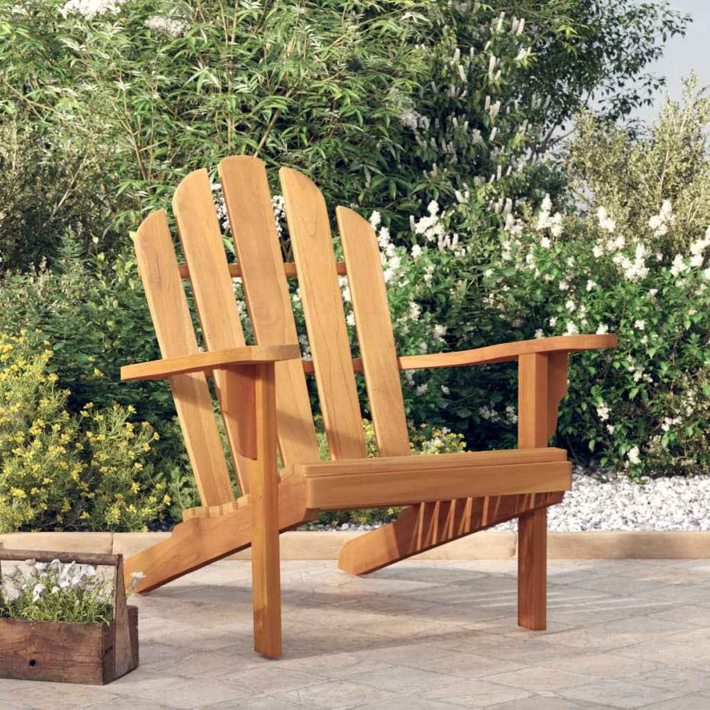 vidaXL Tuinstoel Adirondack 79x95x92 cm massief teakhout