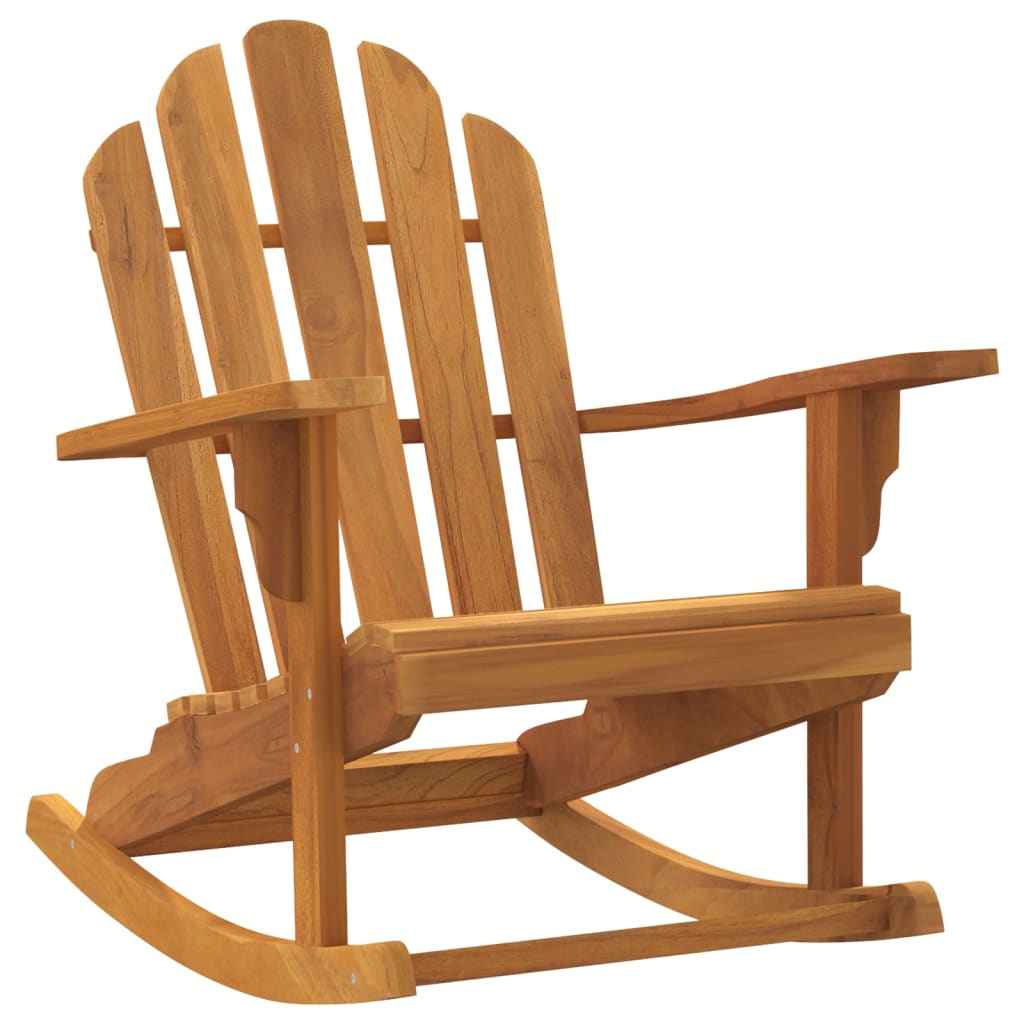 vidaXL Schommelstoel Adirondack 79x100x103 cm massief teakhout