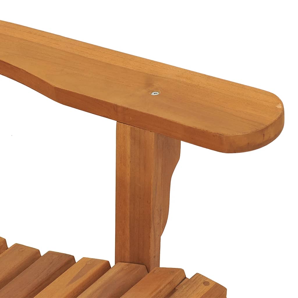 vidaXL Schommelstoel Adirondack 79x100x103 cm massief teakhout