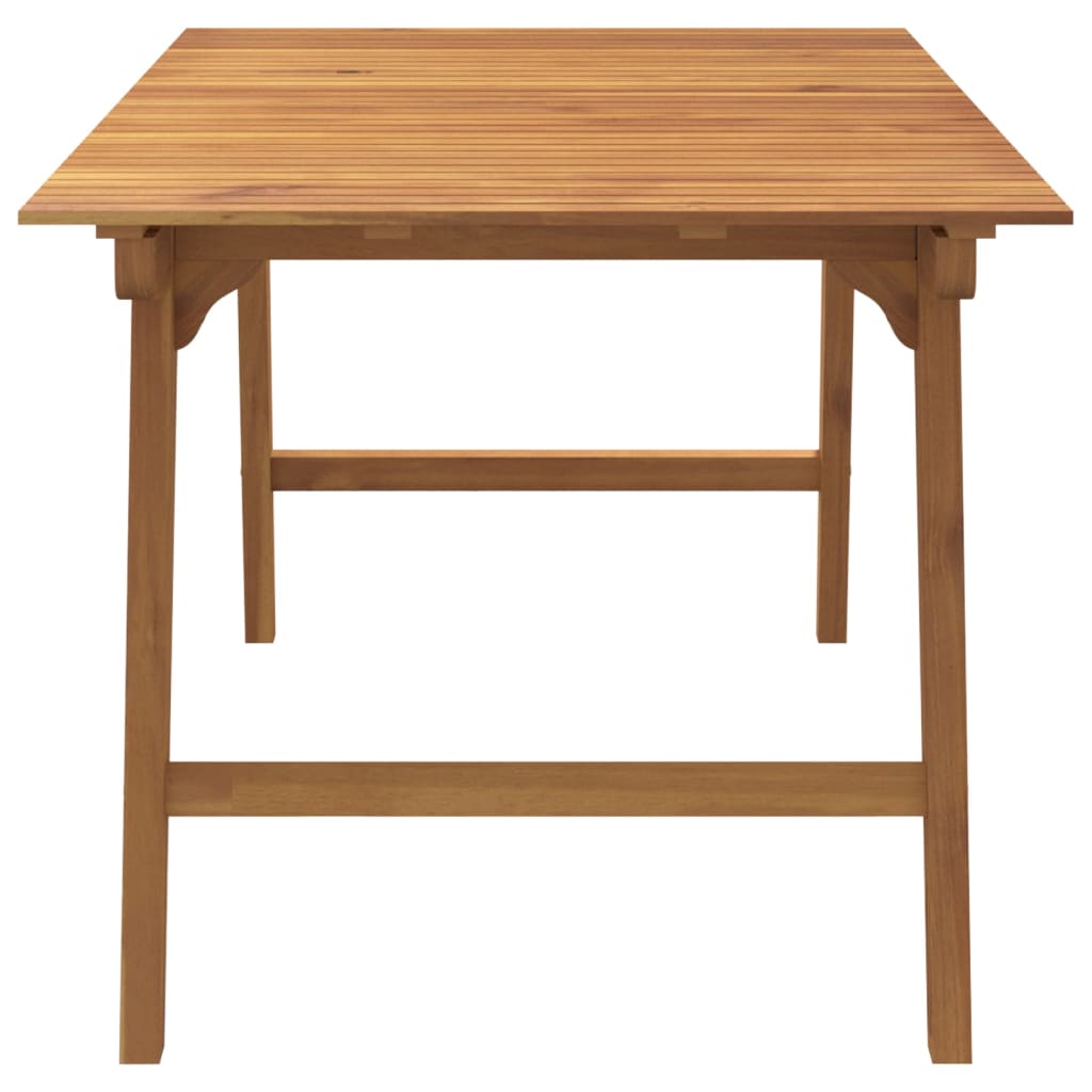 vidaXL Tuintafel 150x90x75 cm massief acaciahout