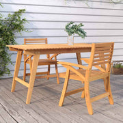 vidaXL Tuinstoelen 2 st 58x58x87 cm massief acaciahout