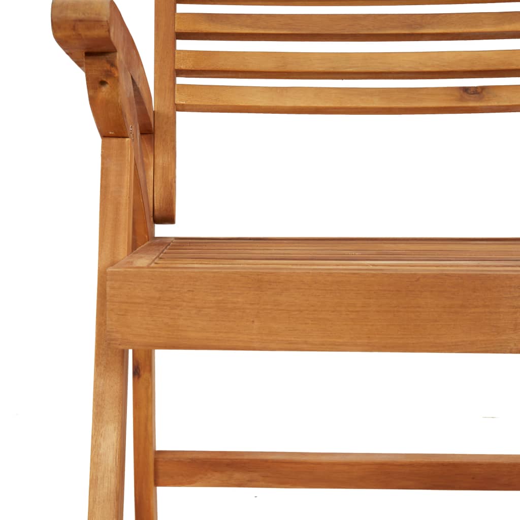 vidaXL Tuinstoelen 2 st 58x58x87 cm massief acaciahout
