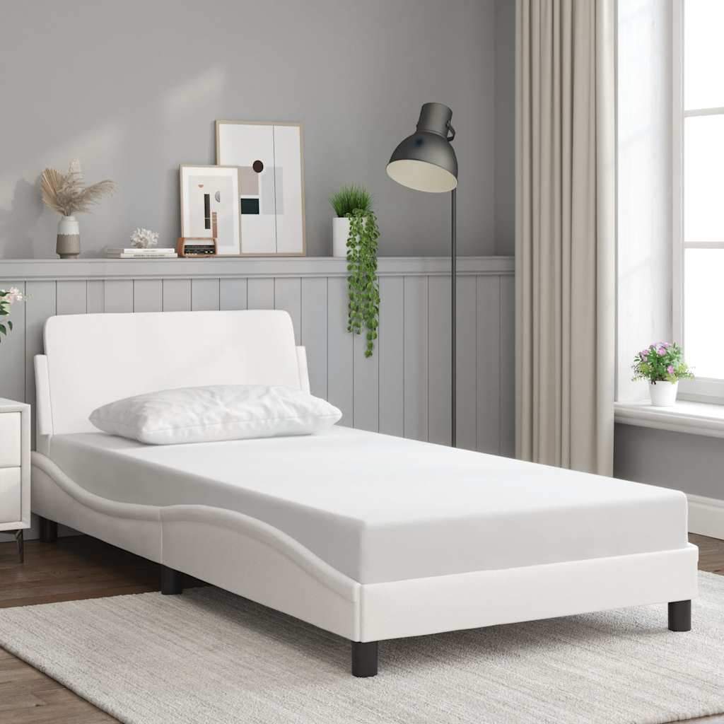 vidaXL Bedframe "Dover" kunstleer zwart 100x203 cm