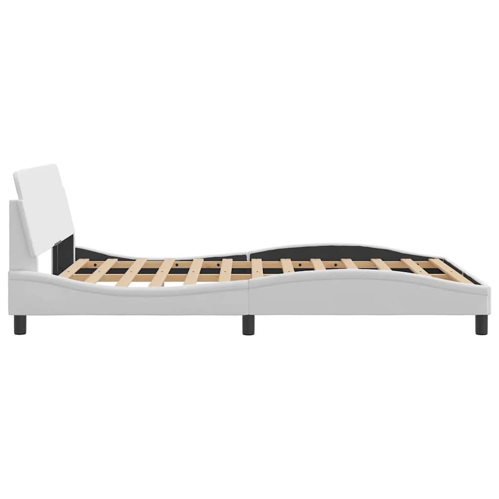 vidaXL Bedframe "Dover" kunstleer zwart 100x203 cm