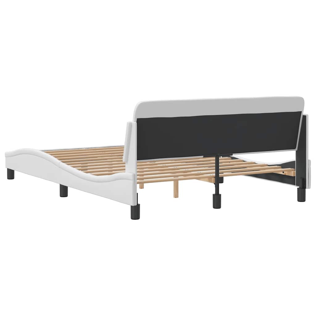vidaXL Bedframe "Dover" kunstleer zwart 100x203 cm